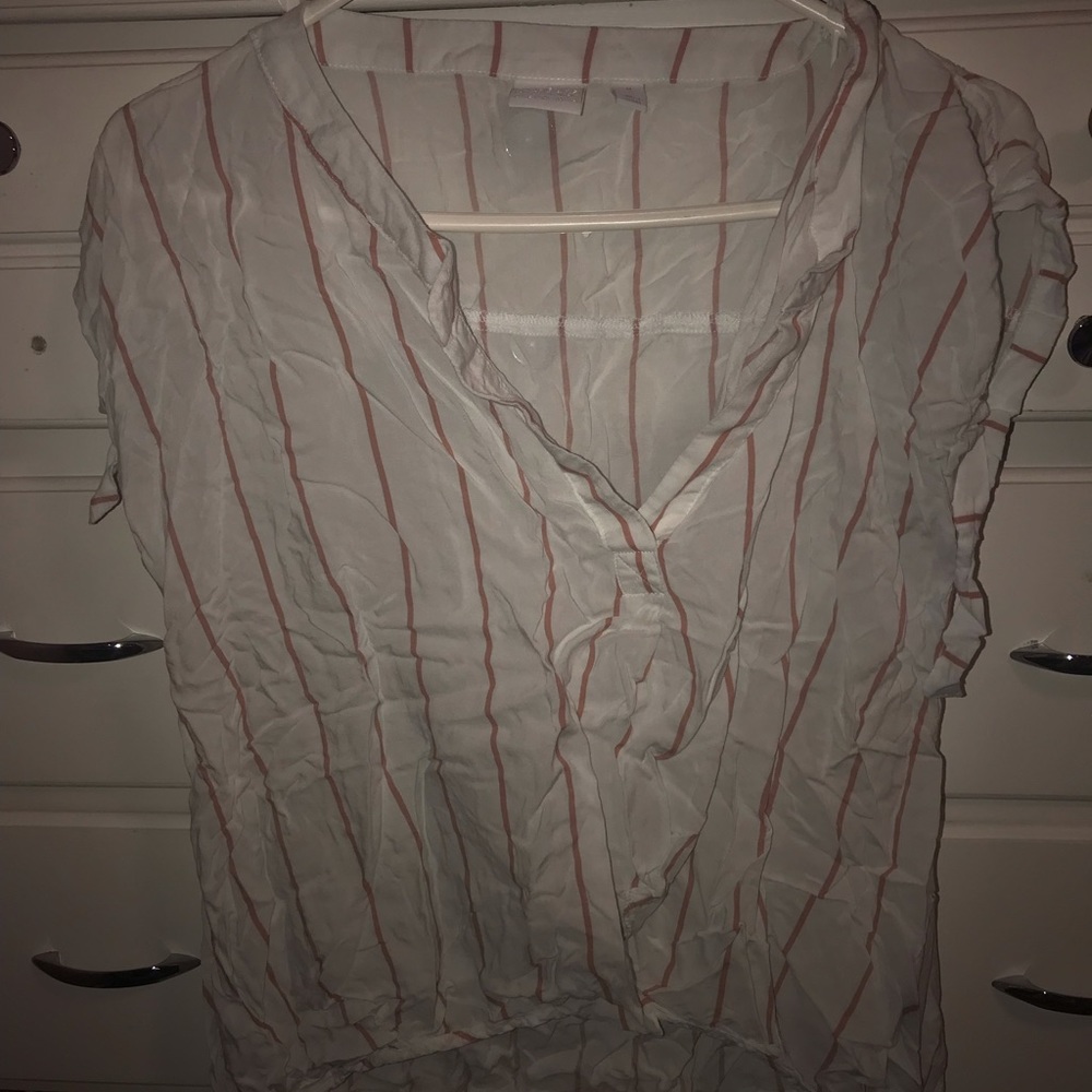 SOHO TWIST FRONT STRIPED SHIRT